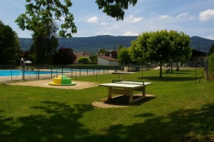 Champagne en Valromey's swimming pool