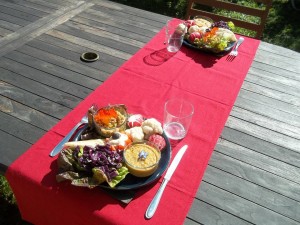 Assiette bio-végétarienne