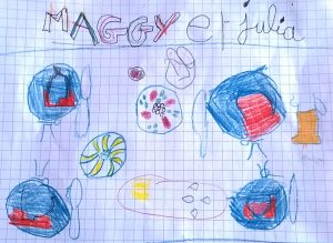 "Le Petit Dejeuner de Jahel" par Maggy, 7 ans